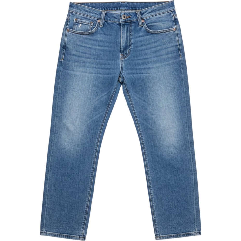 Lucky Brand Womens High Rise Boyfriend Distressed Jeans Blue Size 14/32A